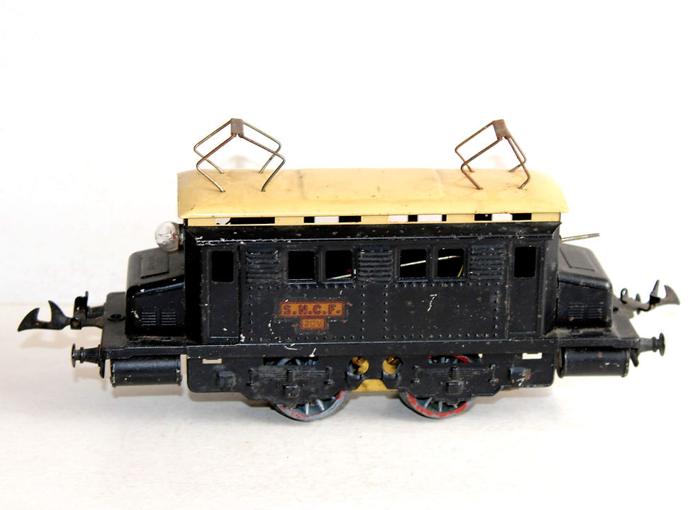 Μικρογραφία: HORNBY 1/43 O N°OE LOCOMOTIVE MOTRICE ELECTRIQUE TYPE B PO, BOITE A SEL SNCF 20V