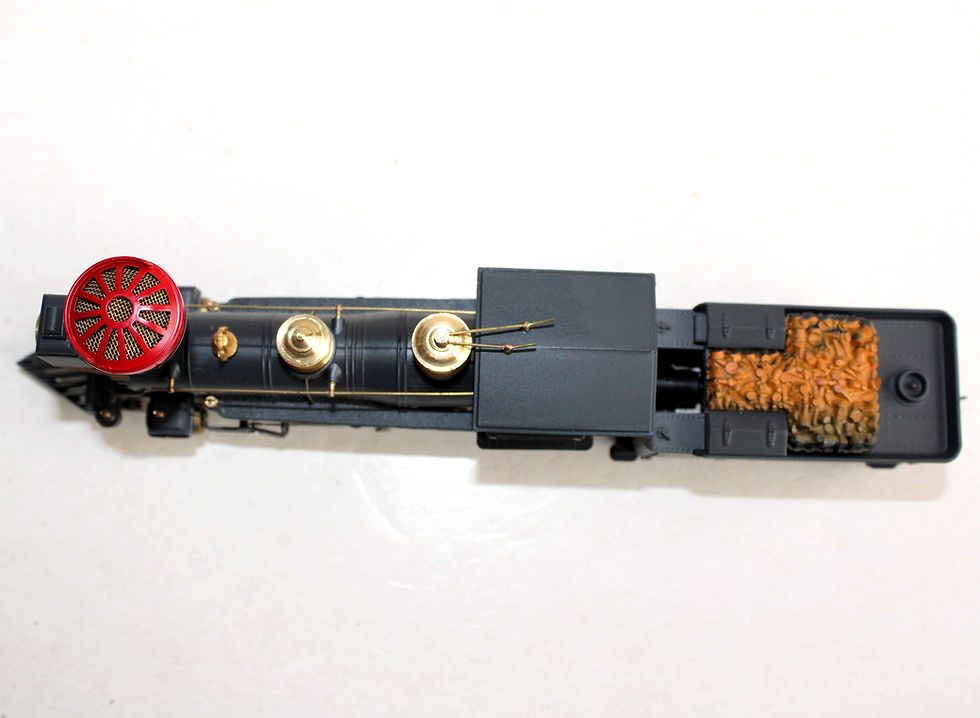 Miniatura: POCHER HO 802 /2/PO LOCOMOTIVE A VAPEUR + TENDER AMERICAINE GENOA VIRGINIA & TRR