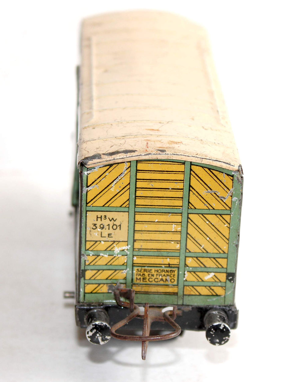 Miniaturbild: HORNBY O 1/48 WAGON A LAIT FOURGON COUVERT AVEC PORTE COULISSANTE, EST H3W 39101
