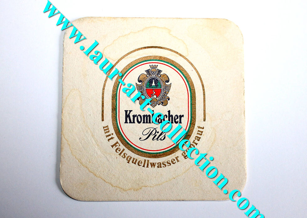 KROMBACHER PILS - ANCIEN SOUS BOCK, DESSOUS VERRE BIERE ALCOOL BIER BEER COASTER