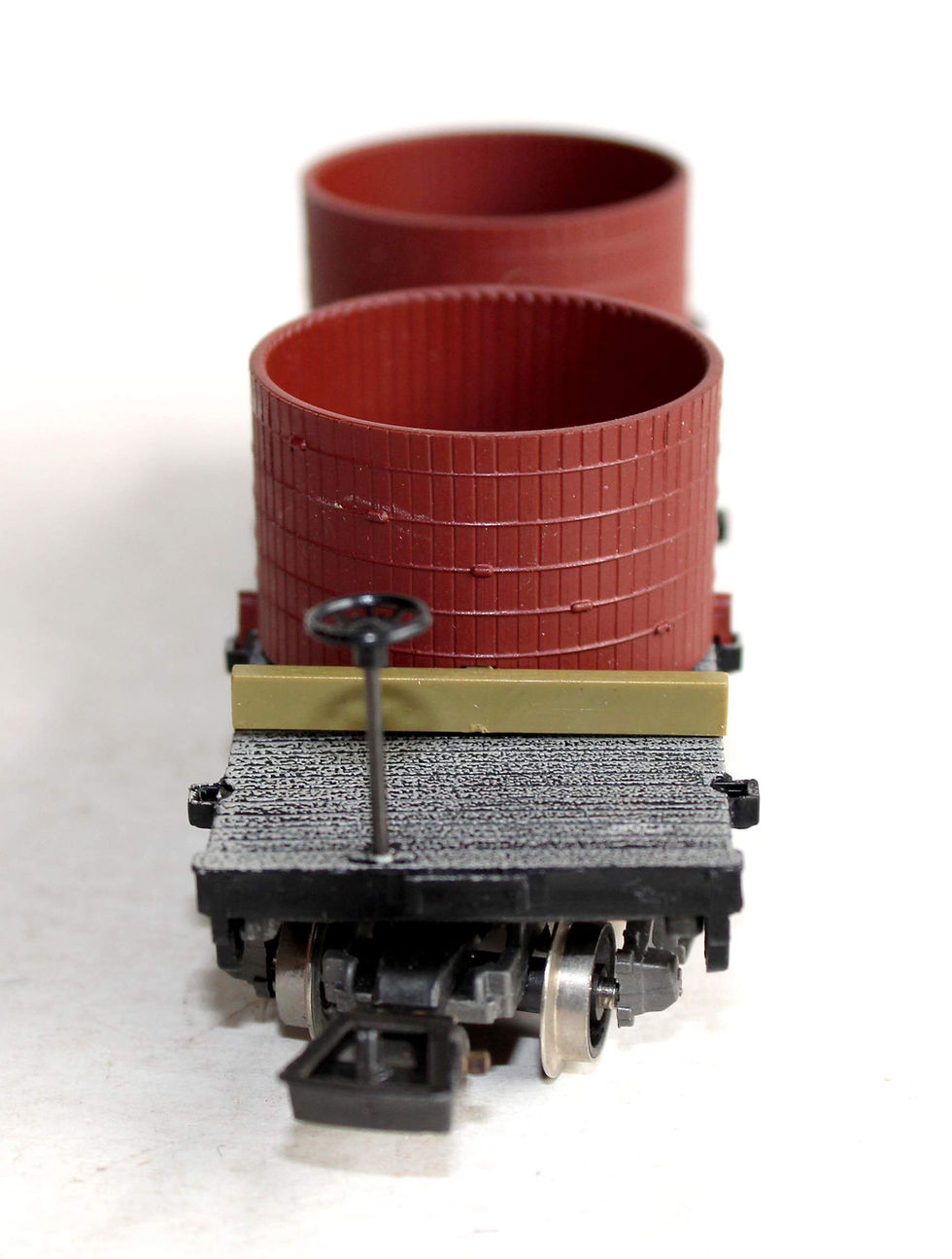 Miniaturebillede: RARE! POCHER HO 265 /2 /PO WAGON PLATEFORME PORTE RESERVOIR, CUVE, AMERICAIN V&T