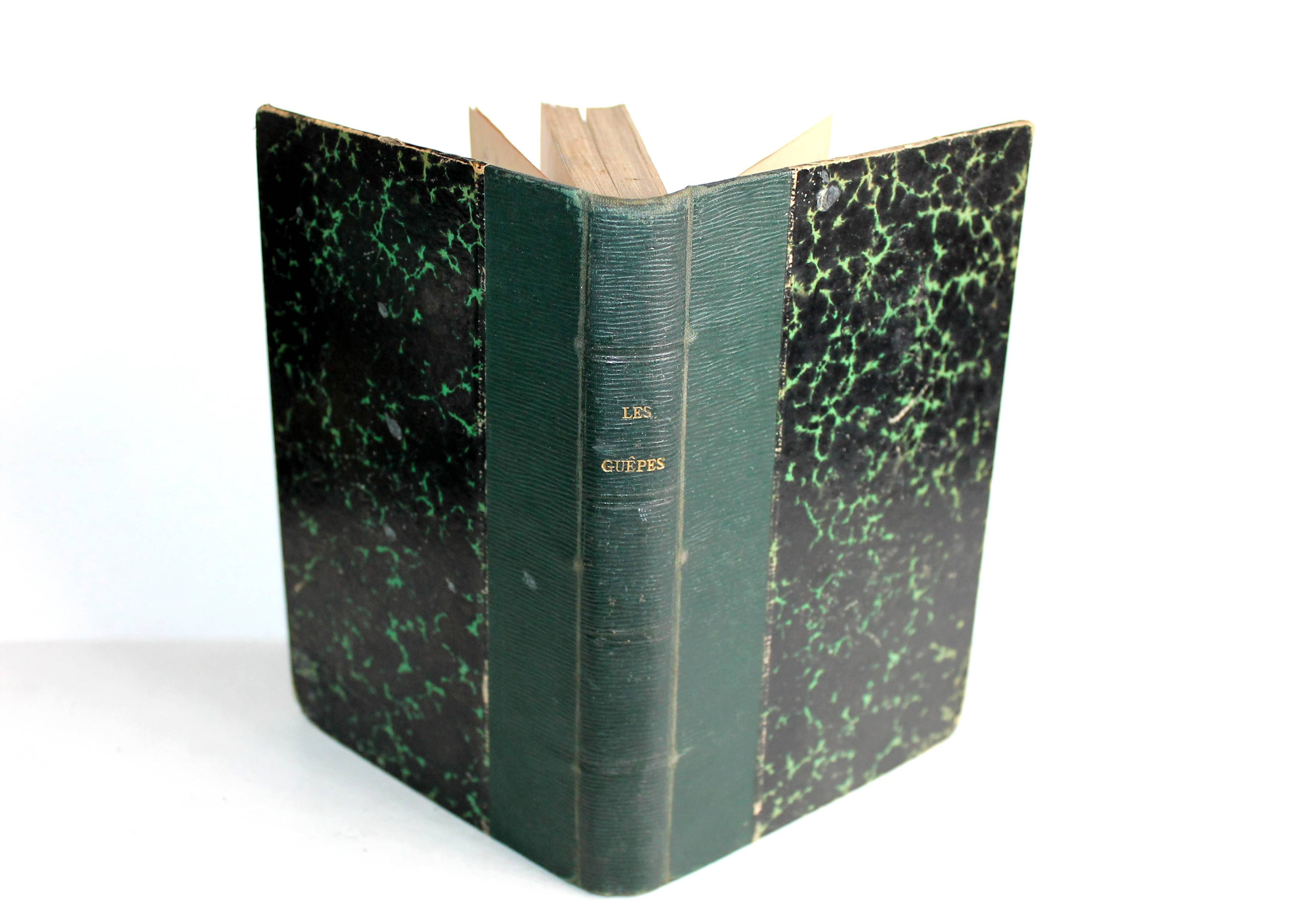 LES GUEPES de ALPHONSE KARR 4e SERIE - NOUVELLE EDITION 1859 MICHEL LEVY EDITEUR