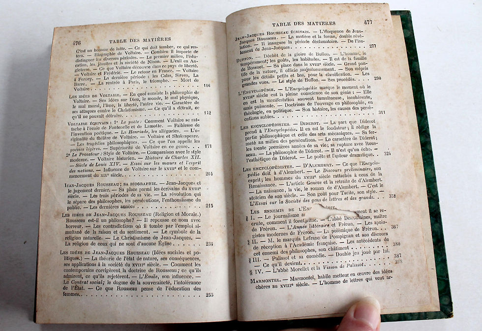 Thumbnail: LA LITTERATURE FRANCAISE AU DIX HUITIEME SIECLE par PAUL ALBERT, 6e EDITION 1886