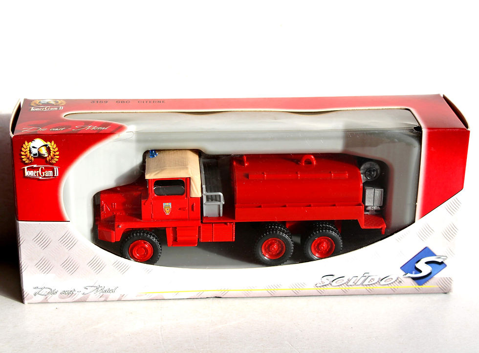 SOLIDO 1/50 POMPIER 3159 CAMION BERLIET GBC KT CITERNE VEHICULE SECOURS INCENDIE