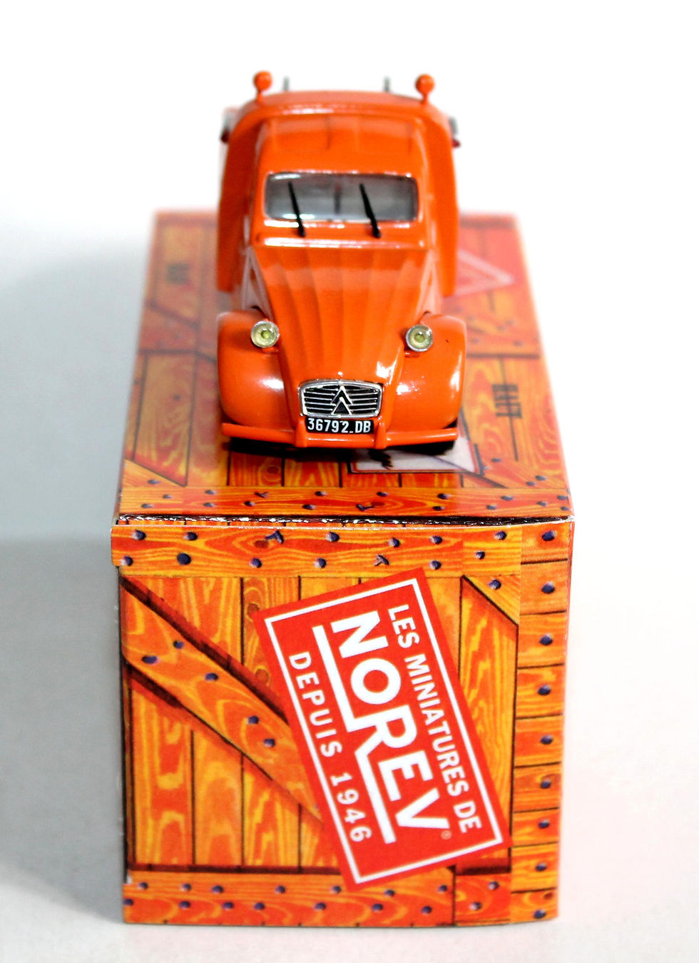 Miniatura: NOREV 1/43 CITROEN 2CV AZU PICK UP SECURITE AERO CLUB 1963 VOITURE AUTO MINIATUR