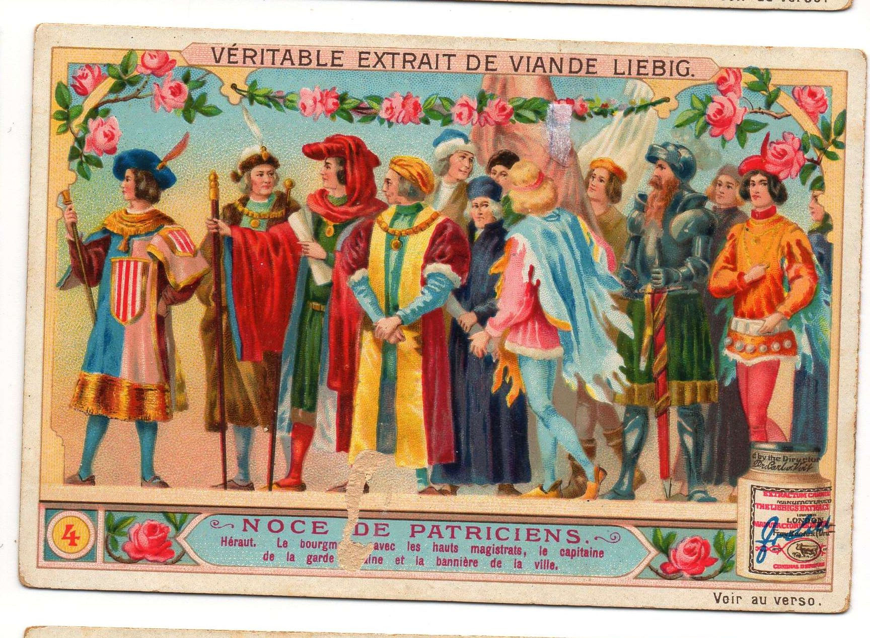 S827 - CHROMO LIEBIG - 1905 - " NOCE DE PATRICIENS " : HERAUT.