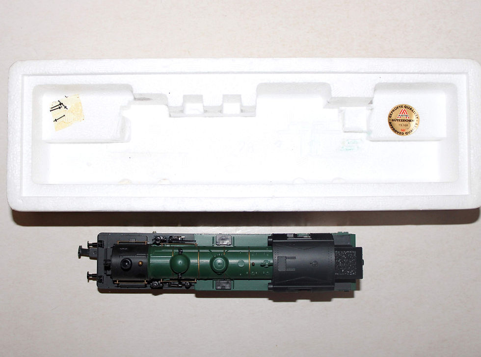 Thumbnail: LILIPUT HO 78 00 LOCOTENDER LOCOMOTIVE VAPEUR 232 T18 PRUSSIENNE MOTEUR + FEU OK
