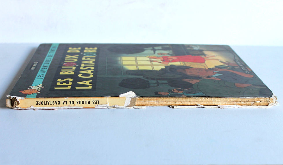 サムネイル： LES AVENTURES DE TINTIN - LES BIJOUX DE LA CASTAFIORE par HERGE 1967 CASTERMAN
