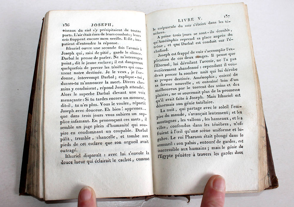 Thumbnail: RARE! JOSEPH, POEME EN NEUF LIVRES par BITAUBE - 9e EDITION ORIGINALE 1809 DENTU