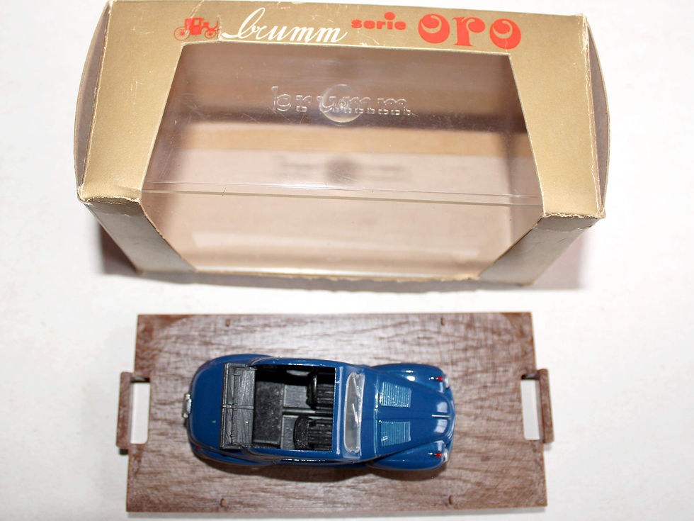 Miniaturebillede: BRUMM ORO 1/43 R12 FIAT 500C TOPOLINO HP 16,5 APERA 1949-55, VOITURE MINIATURE