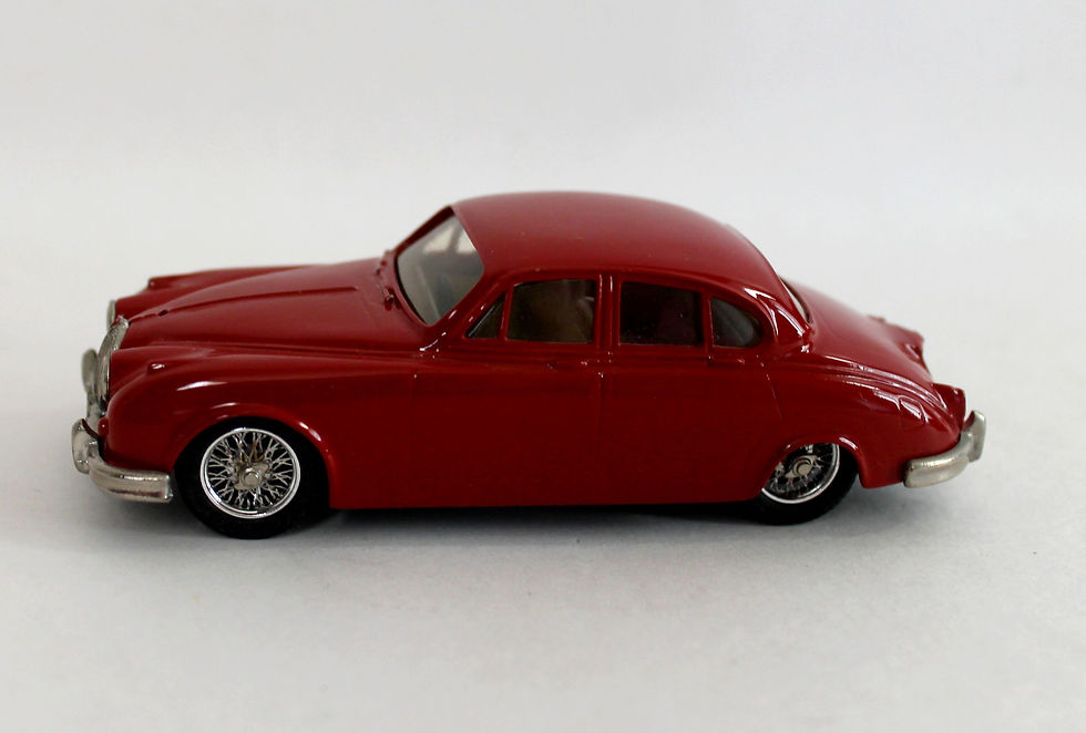 Миниатюра: VOITURE MINIATURE - JAGUAR MK2 - 1962 - SMALLWHEELS SW4X (WIRE WHEELS) - ECH 1/