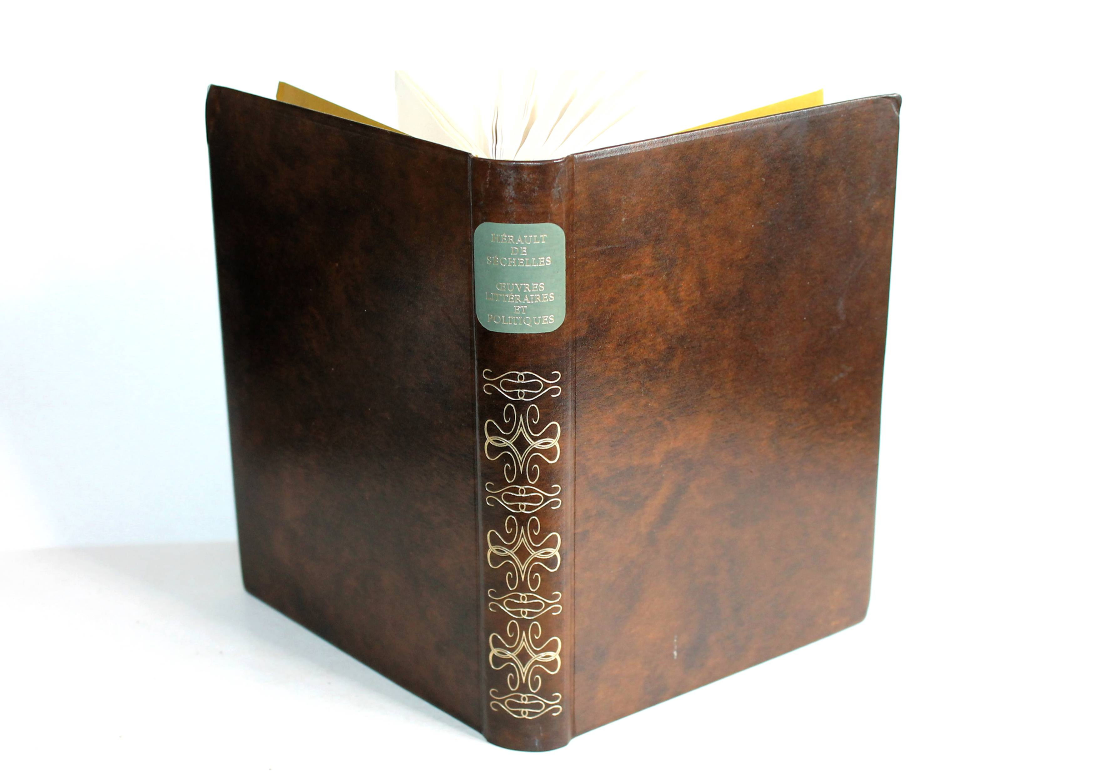 OEUVRES LITTERAIRES ET POLITIQUES de HERAULT DE SECHELLES 1970 EDITION RENCONTRE