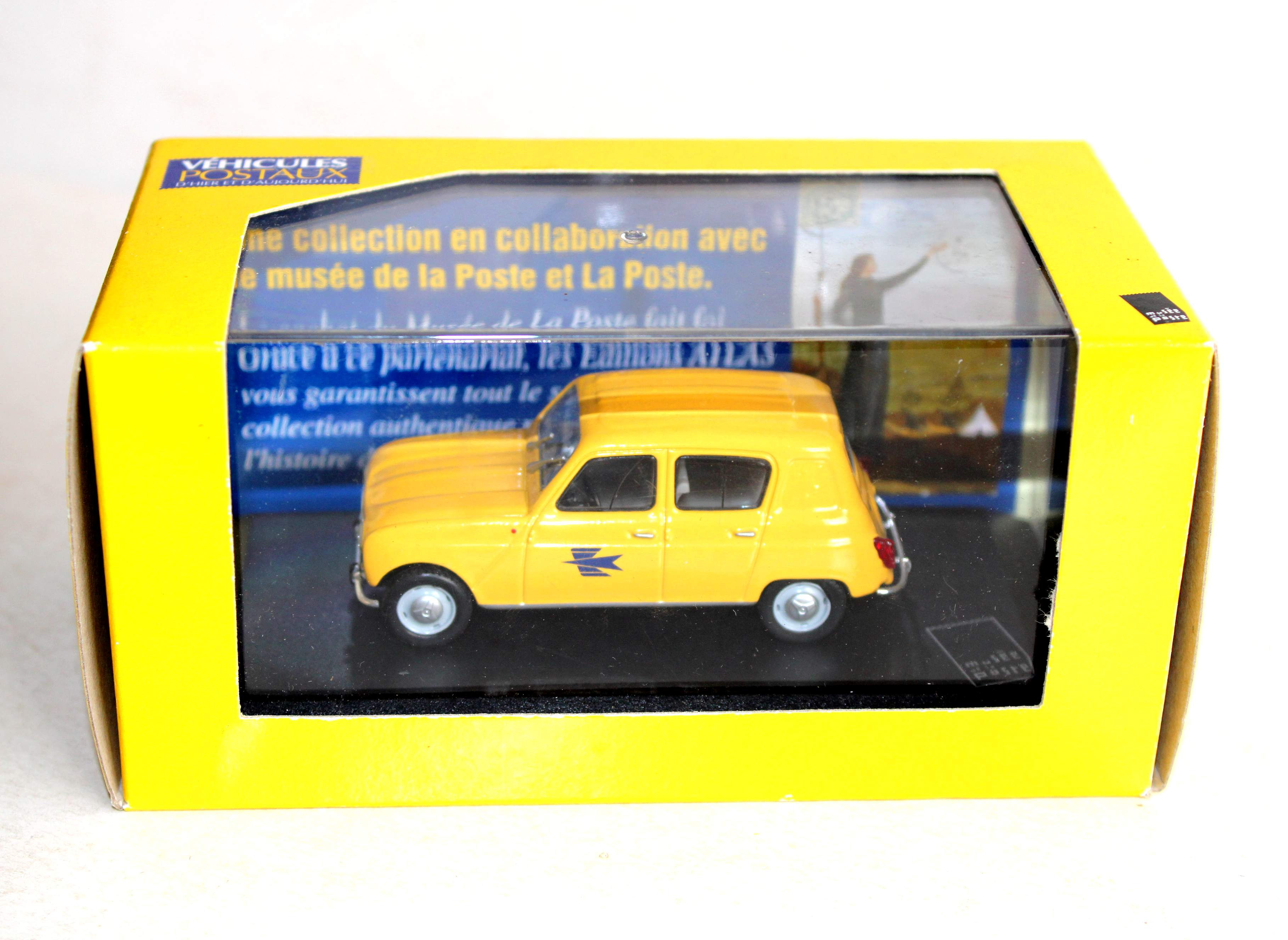 VOITURE LA POSTE 1/43 RENAULT 4 1962 VEHICULES POSTAUX MINIATURE AUTOMOBILE NEUF
