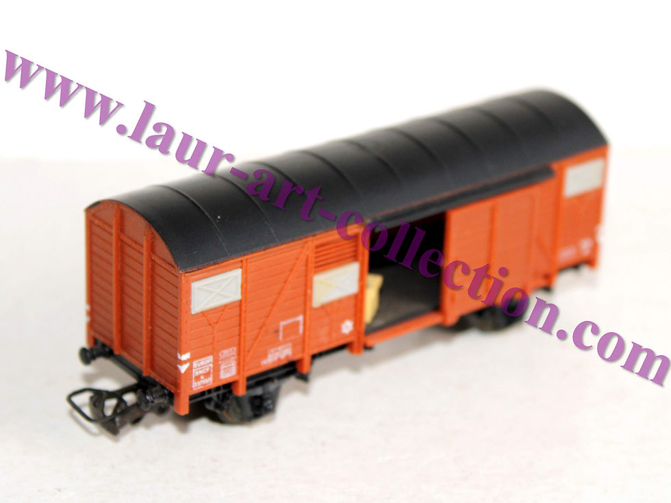 תמונה ממוזערת: JOUEF HO 624 WAGON COUVERT PORTE COULISSANTE FOURGON BAGAGE UIC CAISSE BOUTEILLE