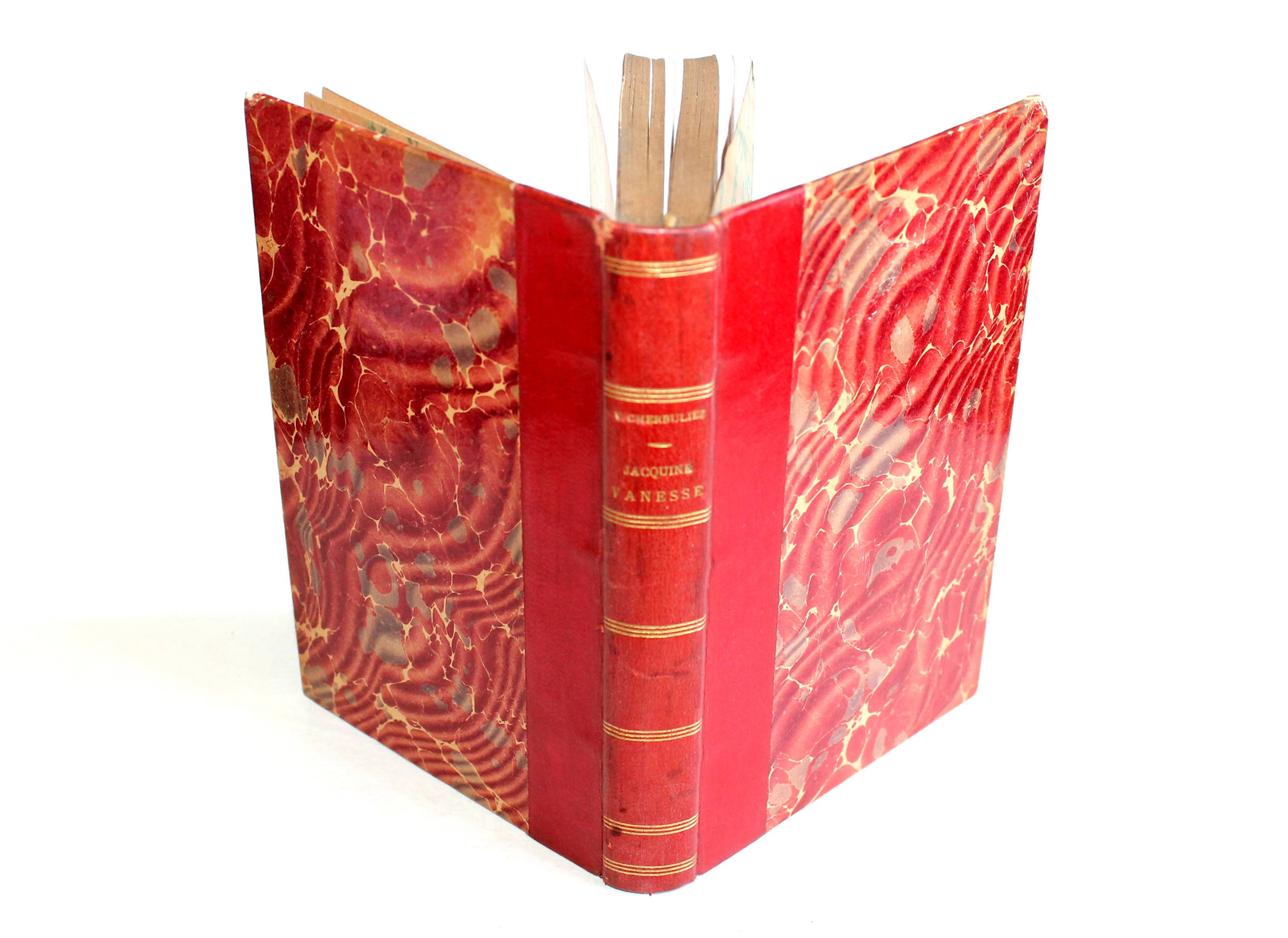 JACQUINE VANESSE par VICTOR CHERBULIEZ - 8eme EDITION 1915 LIBRAIRIE HACHETTE