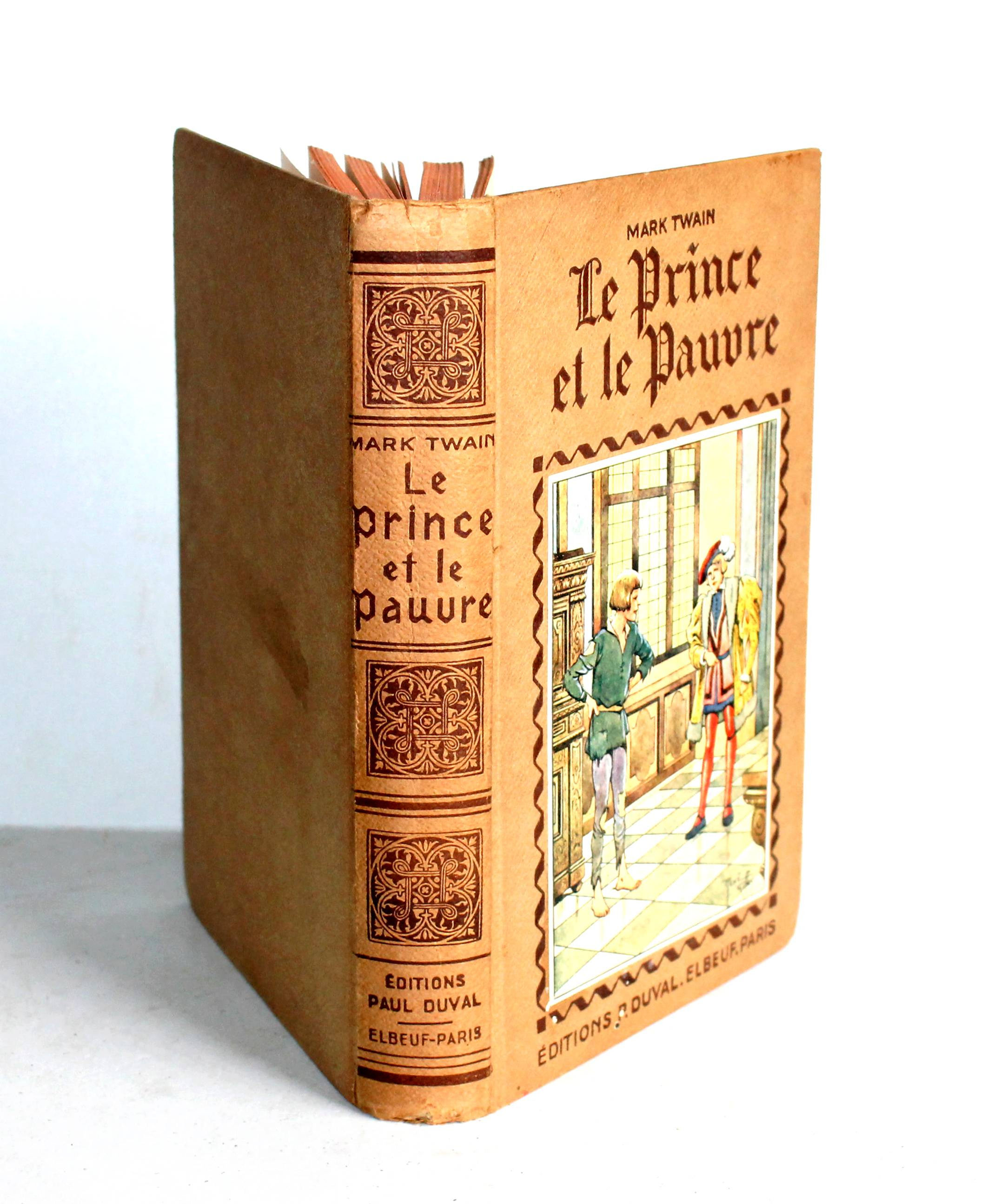 LE PRINCE ET LE PAUVRE par MARK TWAIN, ILLUSTRATIONS de JEAN HEE 1936 PAUL DUVAL