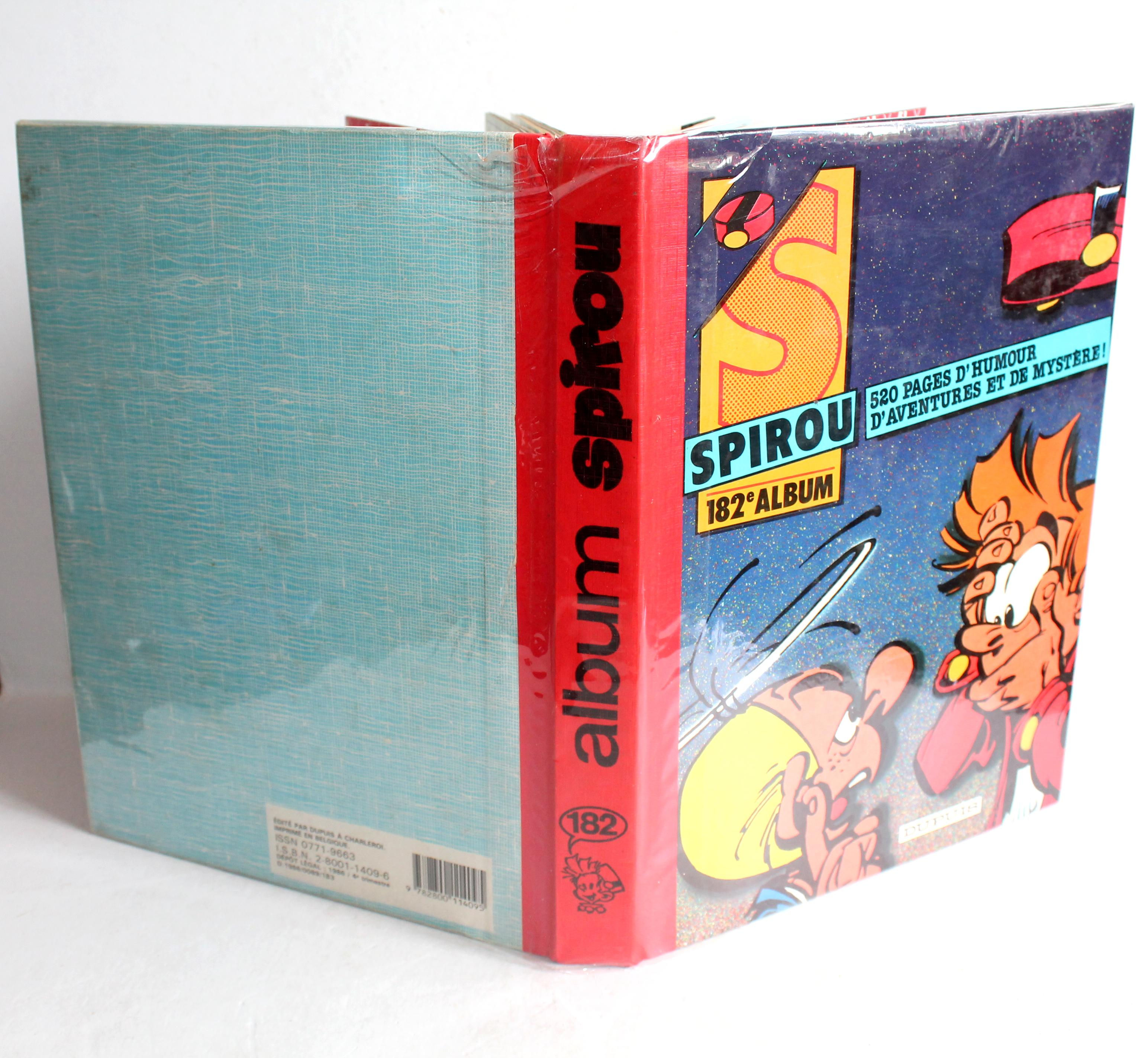 ALBUM DU JOURNAL SPIROU N°182 1985-86 DUPUIS 520p BANDE DESSINÉE RECIT ENFANTINA