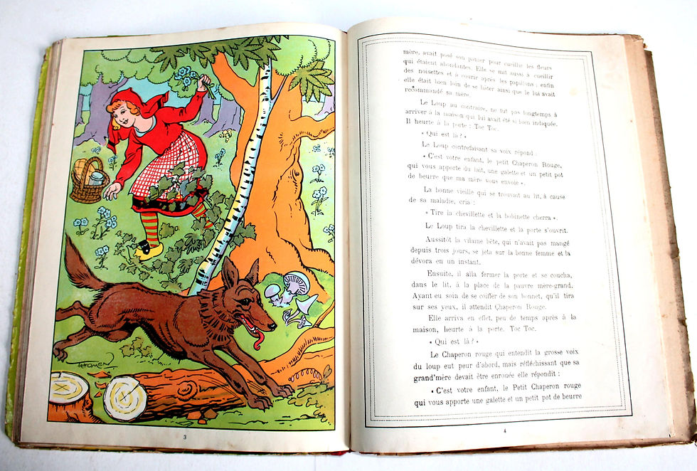 Miniaturbild: 6 CONTES CHOISIS DE PERRAULT, JOLIES ILLUSTRATIONS DE THOMEN 1925 IMP. GORDINNE