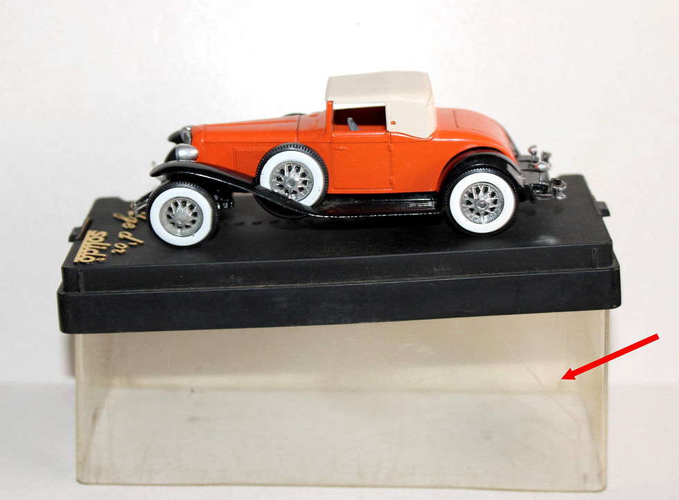 Miniaturbild: SOLIDO AGE D'OR 1/43, N° 4080 CORD COUPE ORANGE, VOITURE AUTOMOBILE MINIATURE