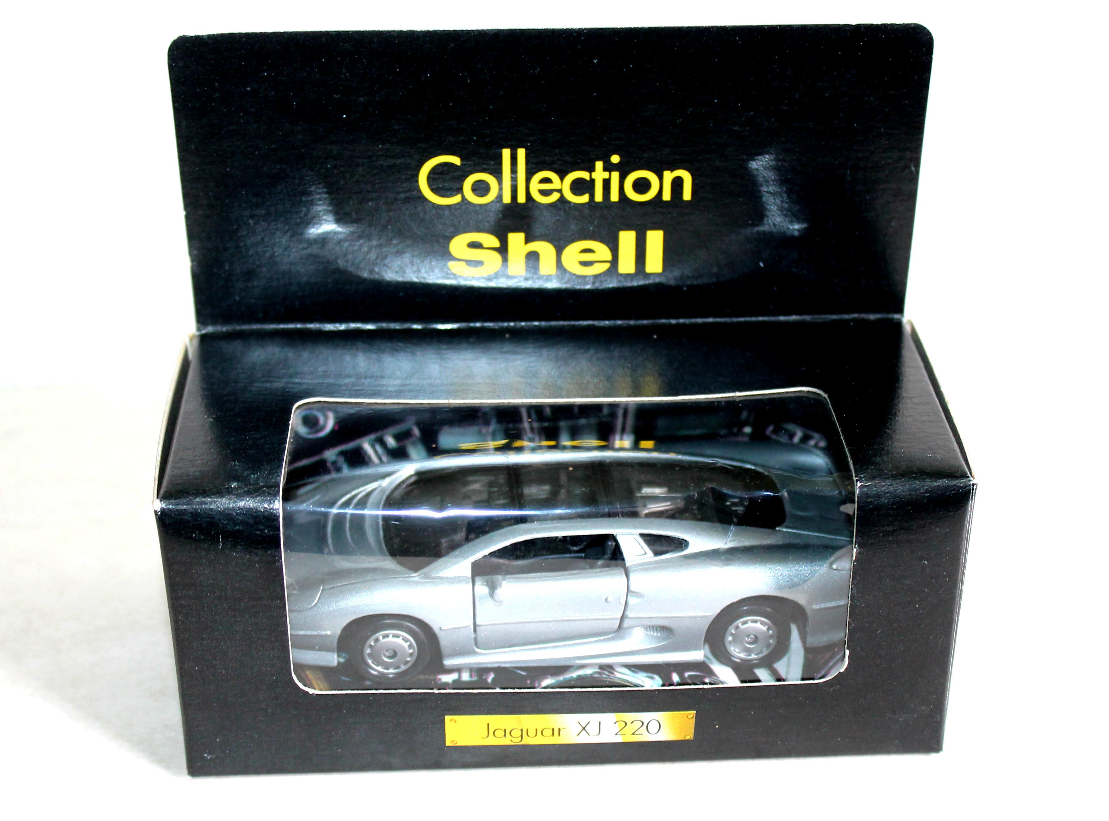 COLLECTION SHELL 1/43 JAGUAR XJ 220 A RETROFRICTION VOITURE AUTOMOBILE MINIATURE