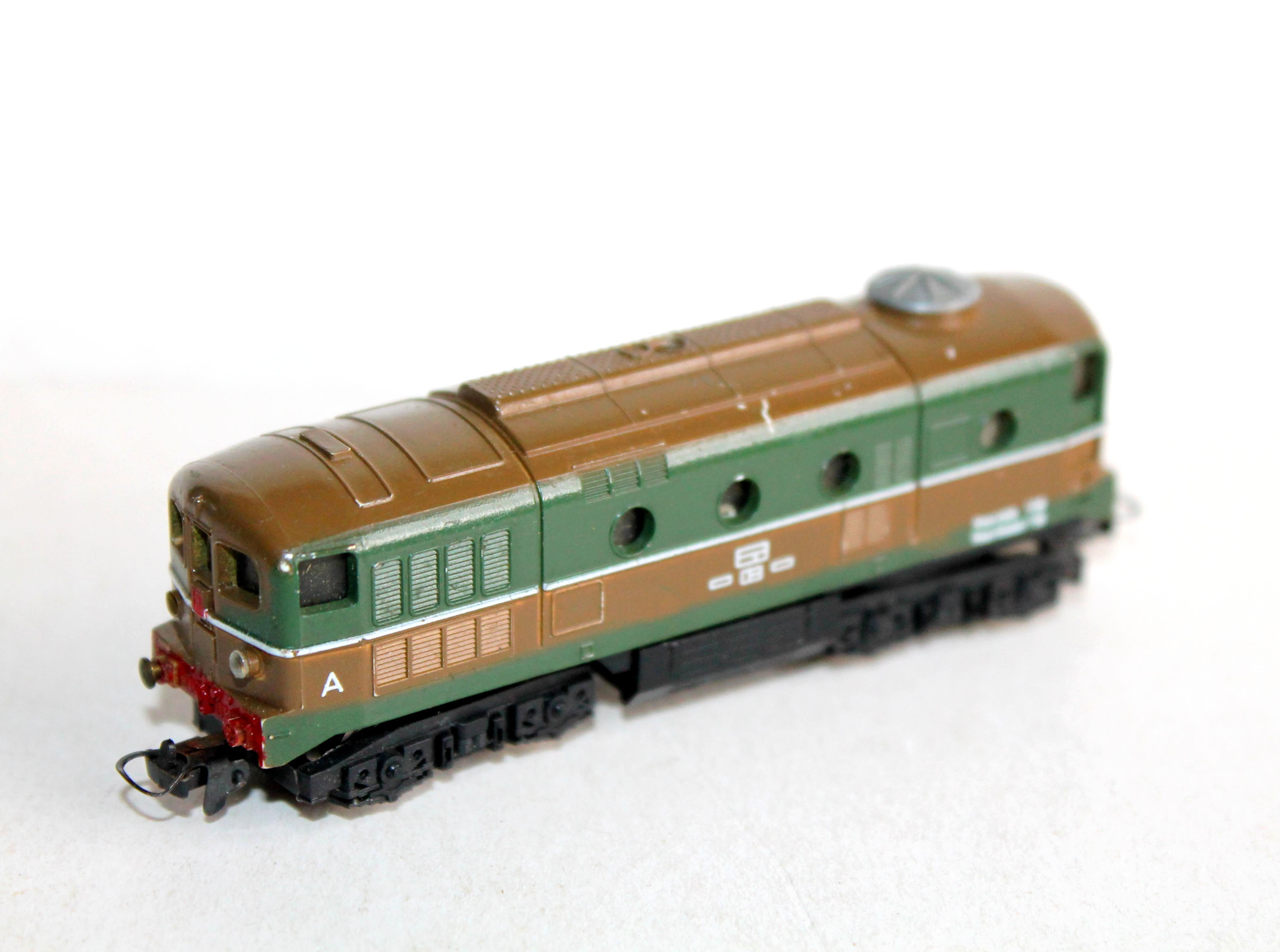 RARE LIMA MICROMODEL N 1/160 LOCOMOTIVE MOTRICE DIESEL D341 FS ITALIA FONCTIONNE