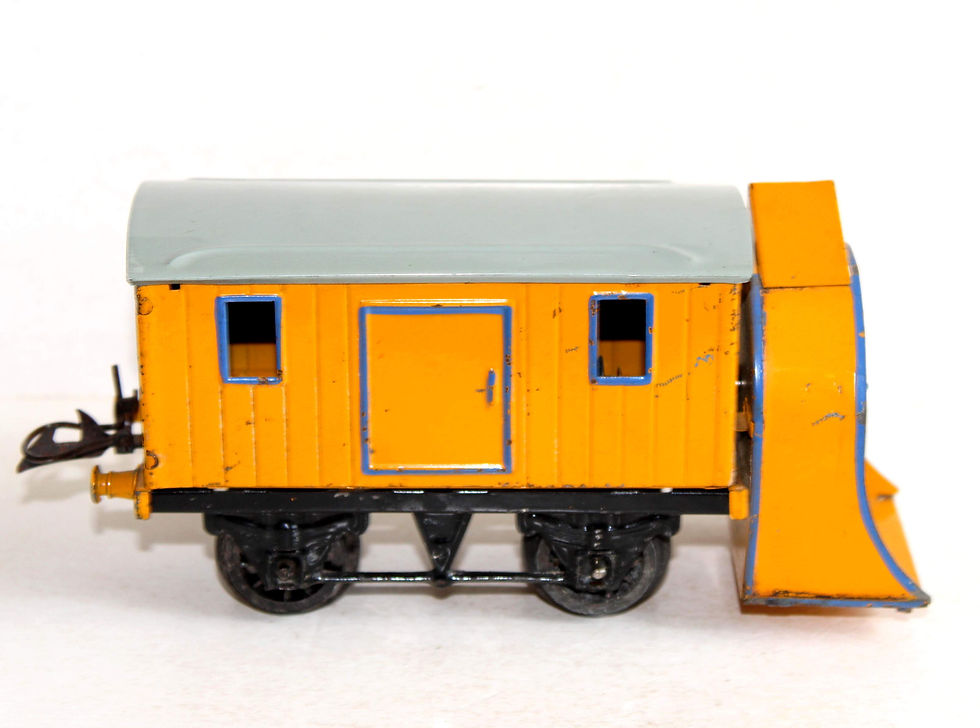 Μικρογραφία: RARE! HORNBY 1/48 O - RS 681 WAGON CHASSE NEIGE A HELICE, A FRAISE / COURROIE OK