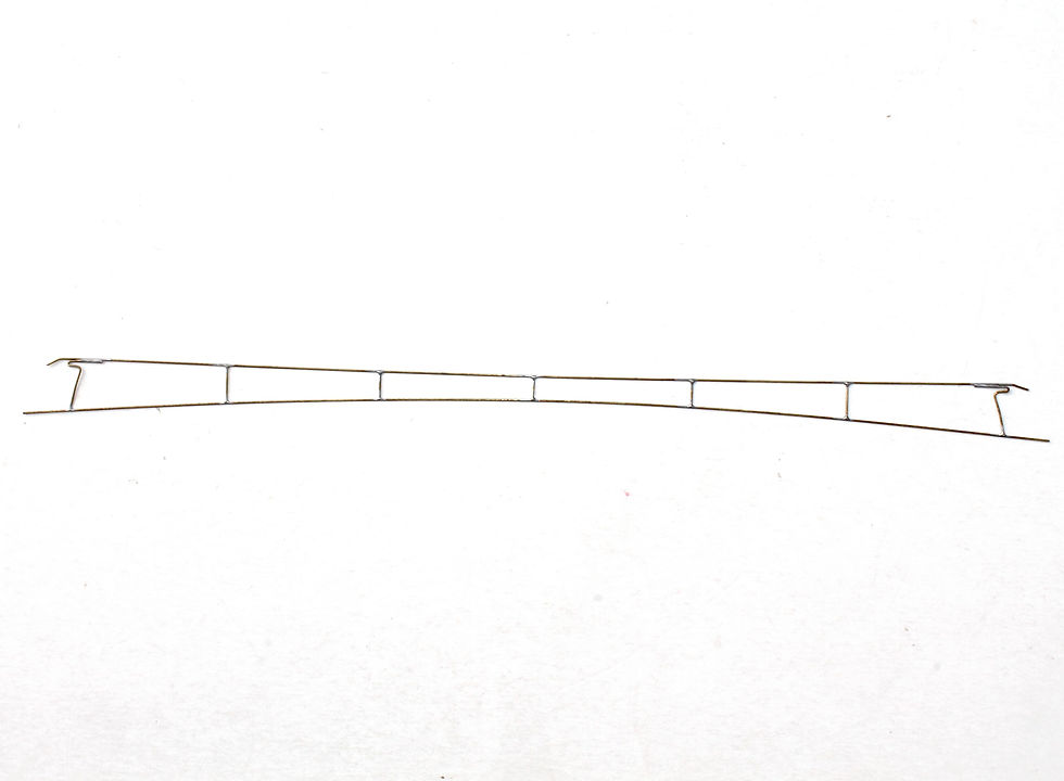 JV N 1/160 CABLE CATENAIRE 25 Kv 24cm DE PORTIQUE SOUPLE 6 VOIE TRAIN ELECTRIQUE