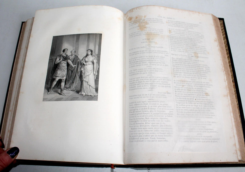 Miniatura: OEUVRES DE PIERRE & THOMAS CORNEILLE VIE DE P. CORNEILLE par FONTENELLE, GRAVURE