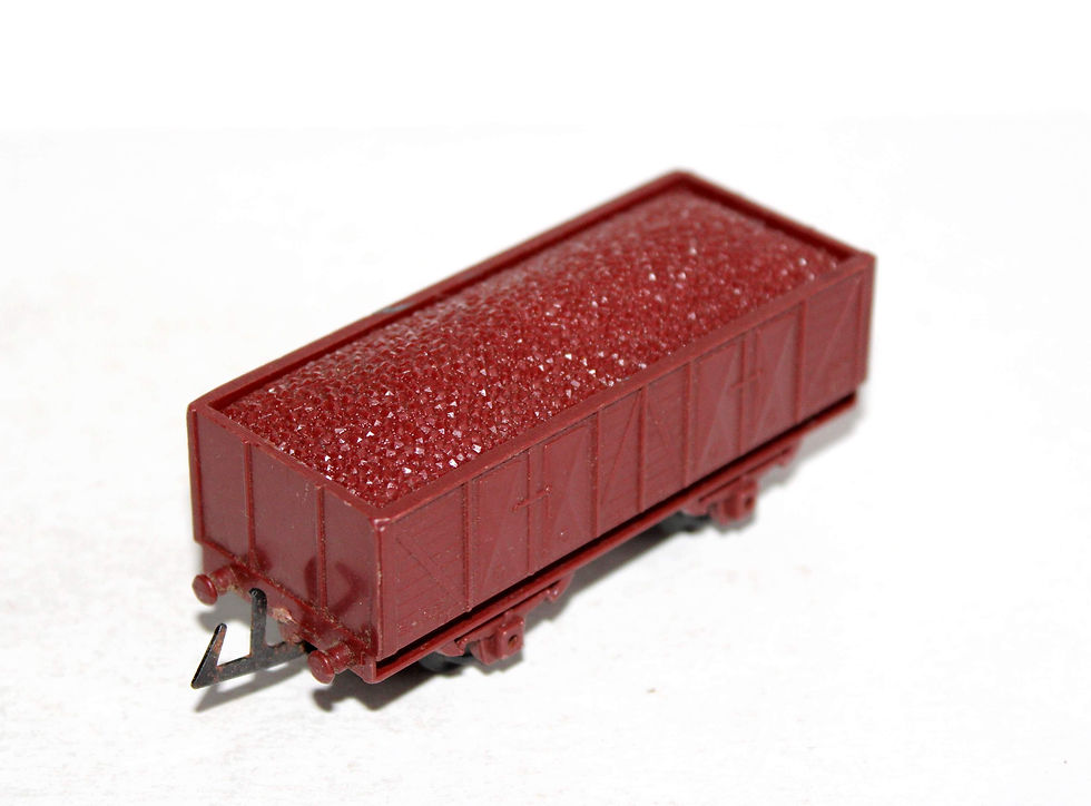 JOUEF HO 632 B, WAGON TOMBEREAU HAUT DE FRET, SNCF + CHARGEMENT MINERAIS BAUXITE