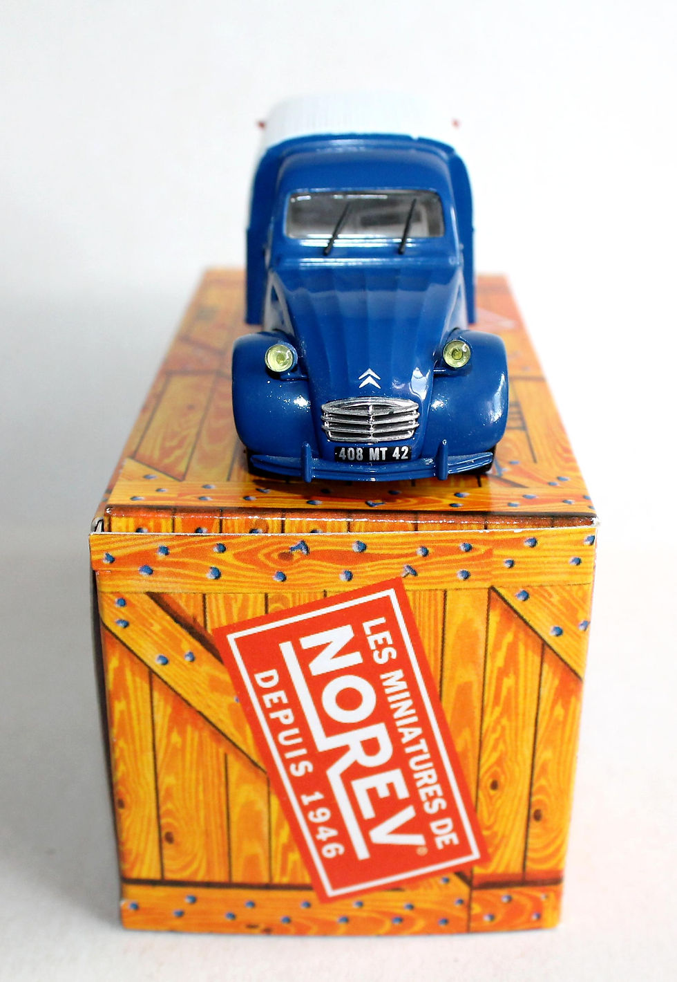 Miniatura: NOREV 1/43 CITROEN 2CV AZU ELF BUTANE PROPANE 1972 FOURGONNETTE VOITURE MINIATUR