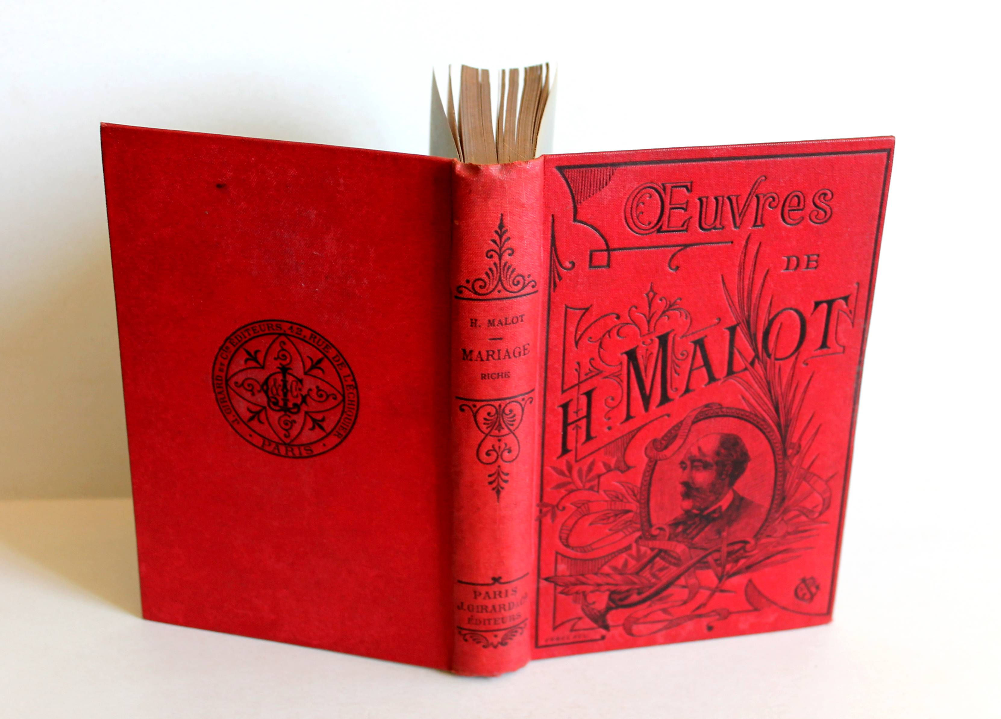 MARIAGE RICHE de HECTOR MALOT, ILLUSTRATION de DUEZ JEANNIOT FRAIPONT FLAMMARION