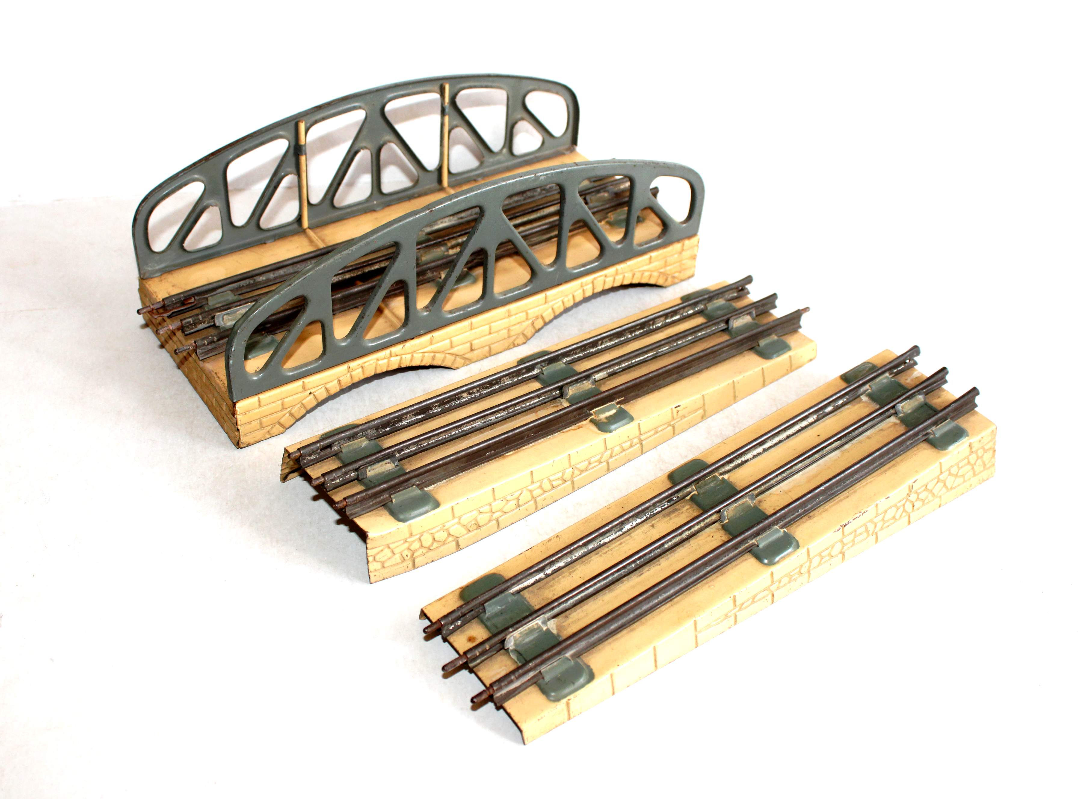 JEP O 57-3 MAQUETTE PONT VIADUC 1 VOIE PASSAGE SUPERIEUR TABLIER + 2 RAMPE, 80cm
