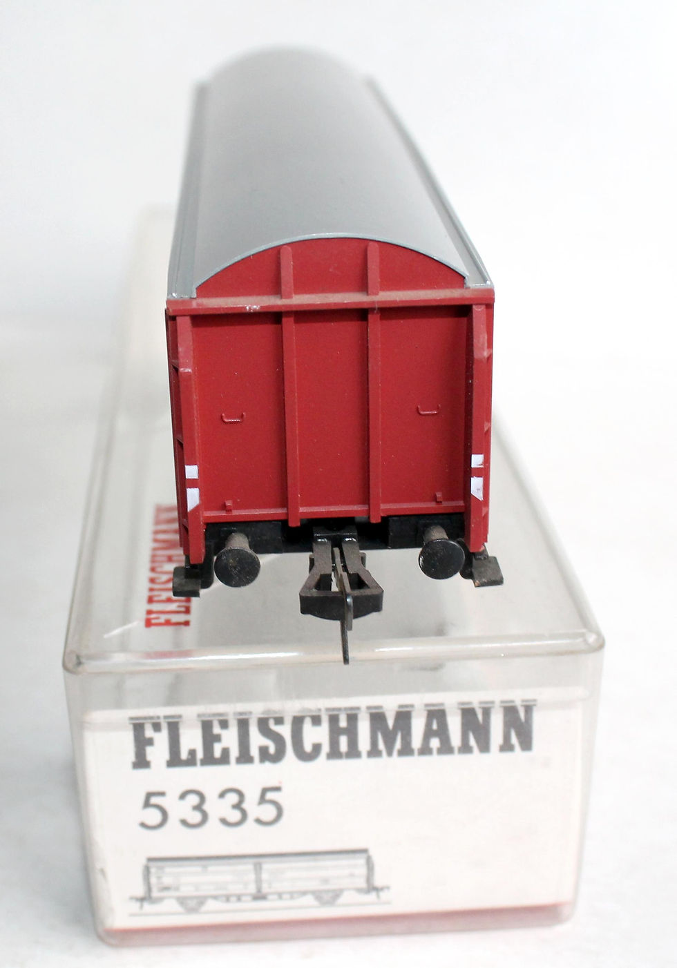 Indexkép: FLEISCHMANN HO N°5335 WAGON COUVERT A PAROIS COULISSANTE, FOURGON MARCHANDISE DB