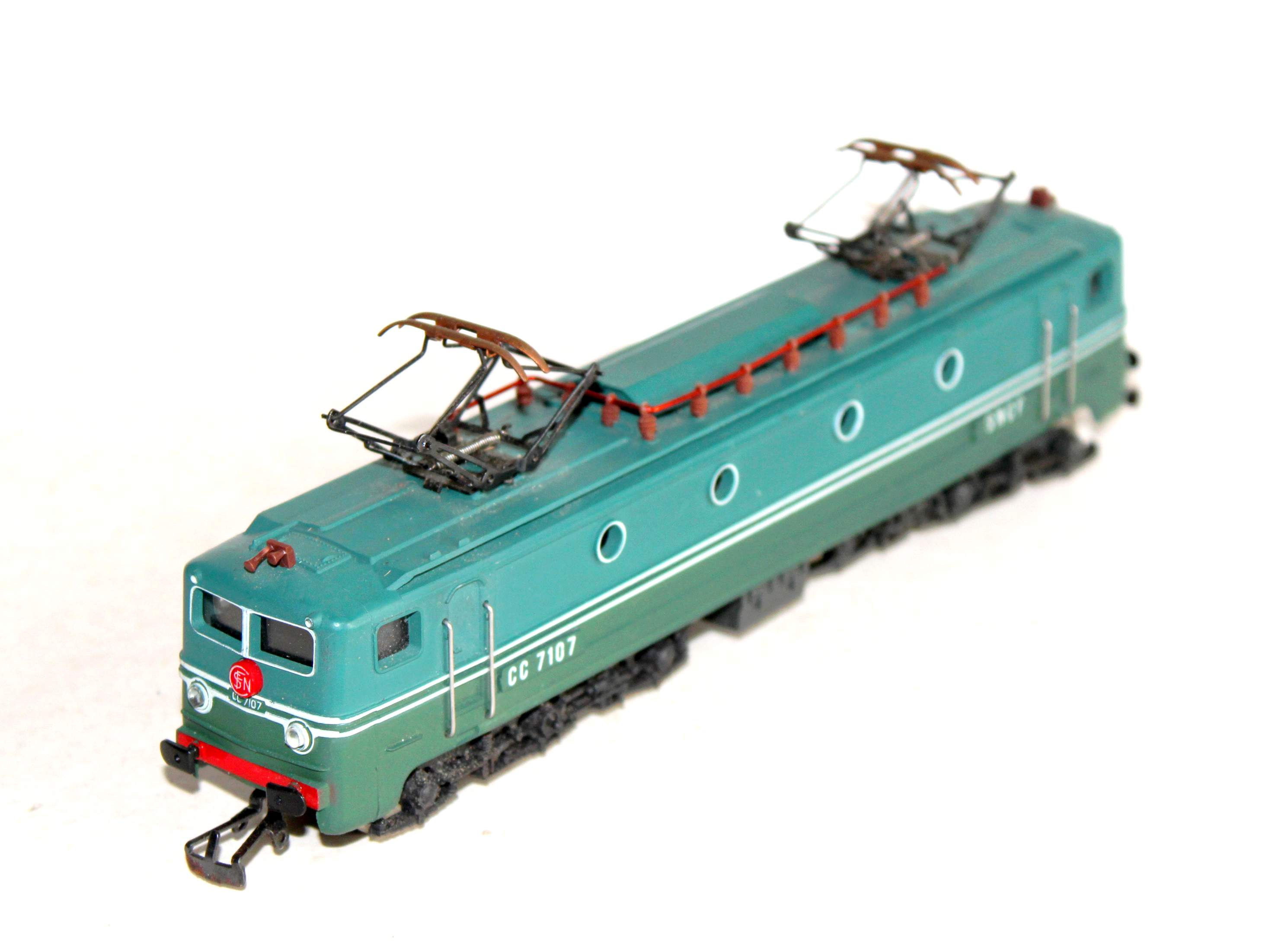 JOUEF HO 8540 LOCOMOTIVE MOTRICE ELECTRIQUE SNCF CC 7107 - NON MOTORISÉ !