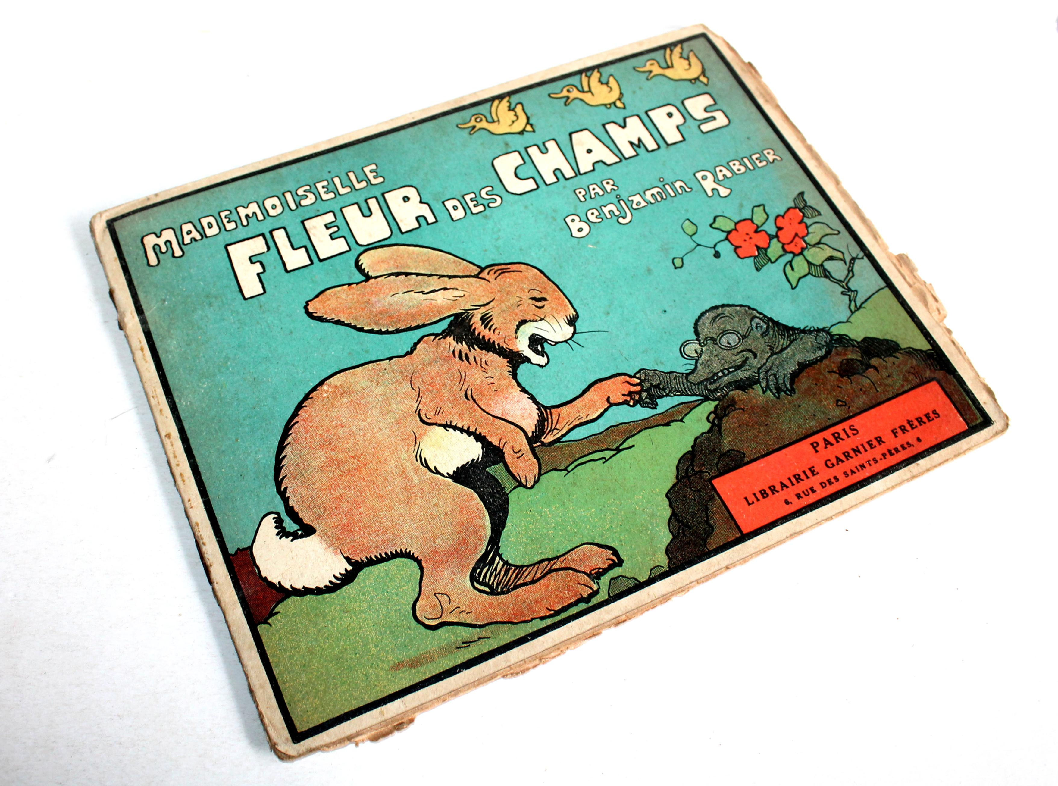 MADEMOISELLE FLEUR DES CHAMPS de BENJAMIN RABIER 1929 LIVRE ENFANT, ENFANTINA EO