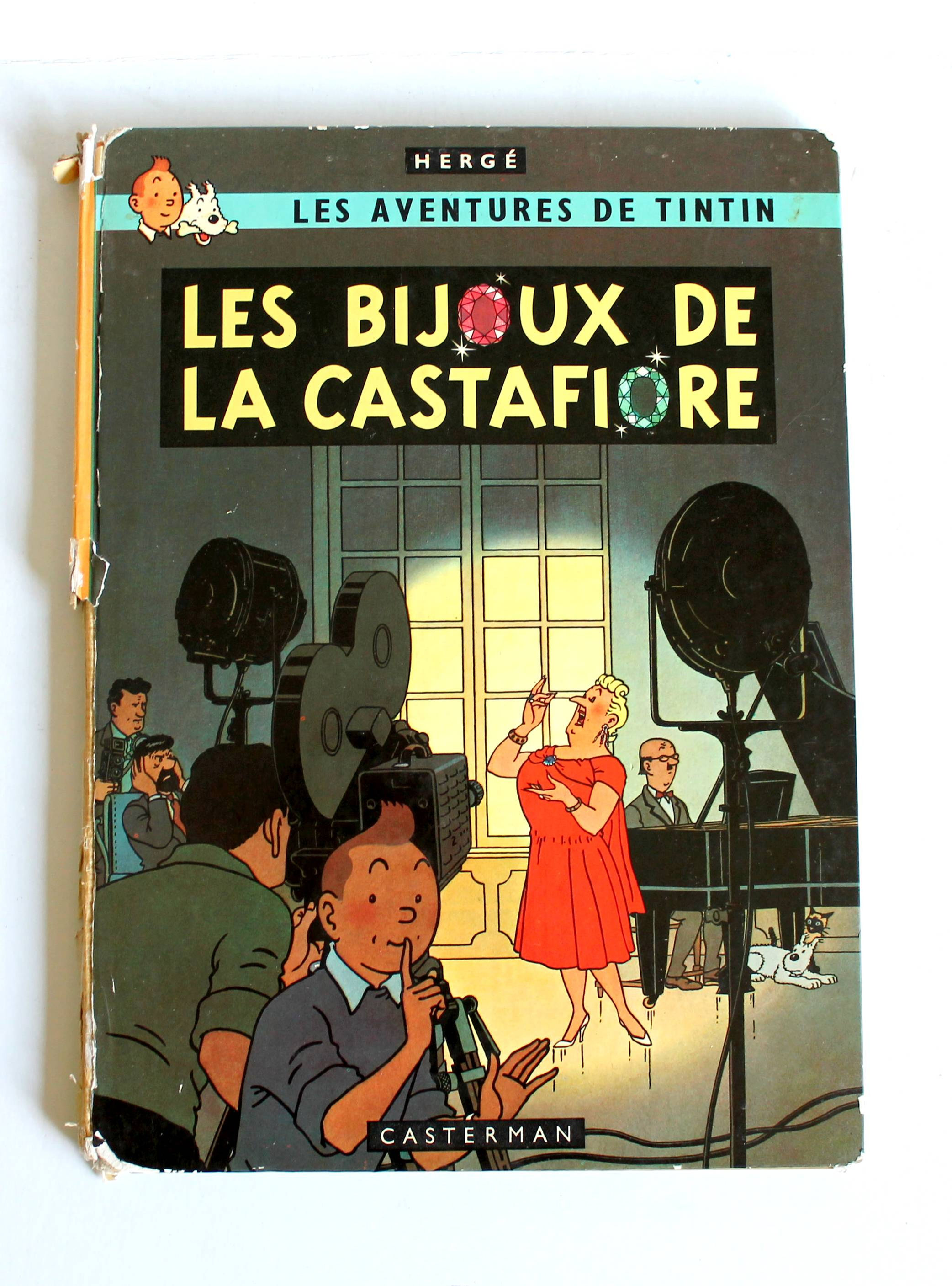 LES AVENTURES DE TINTIN - LES BIJOUX DE LA CASTAFIORE par HERGE 1967 CASTERMAN