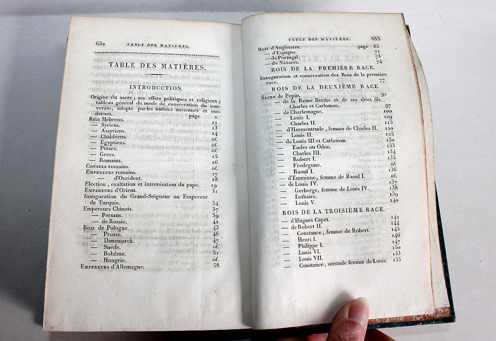 Thumbnail: HISTOIRE DU SACRE & DU COURONNEMENT DES ROIS & REINES DE FRANCE de LE NOBLE 1825