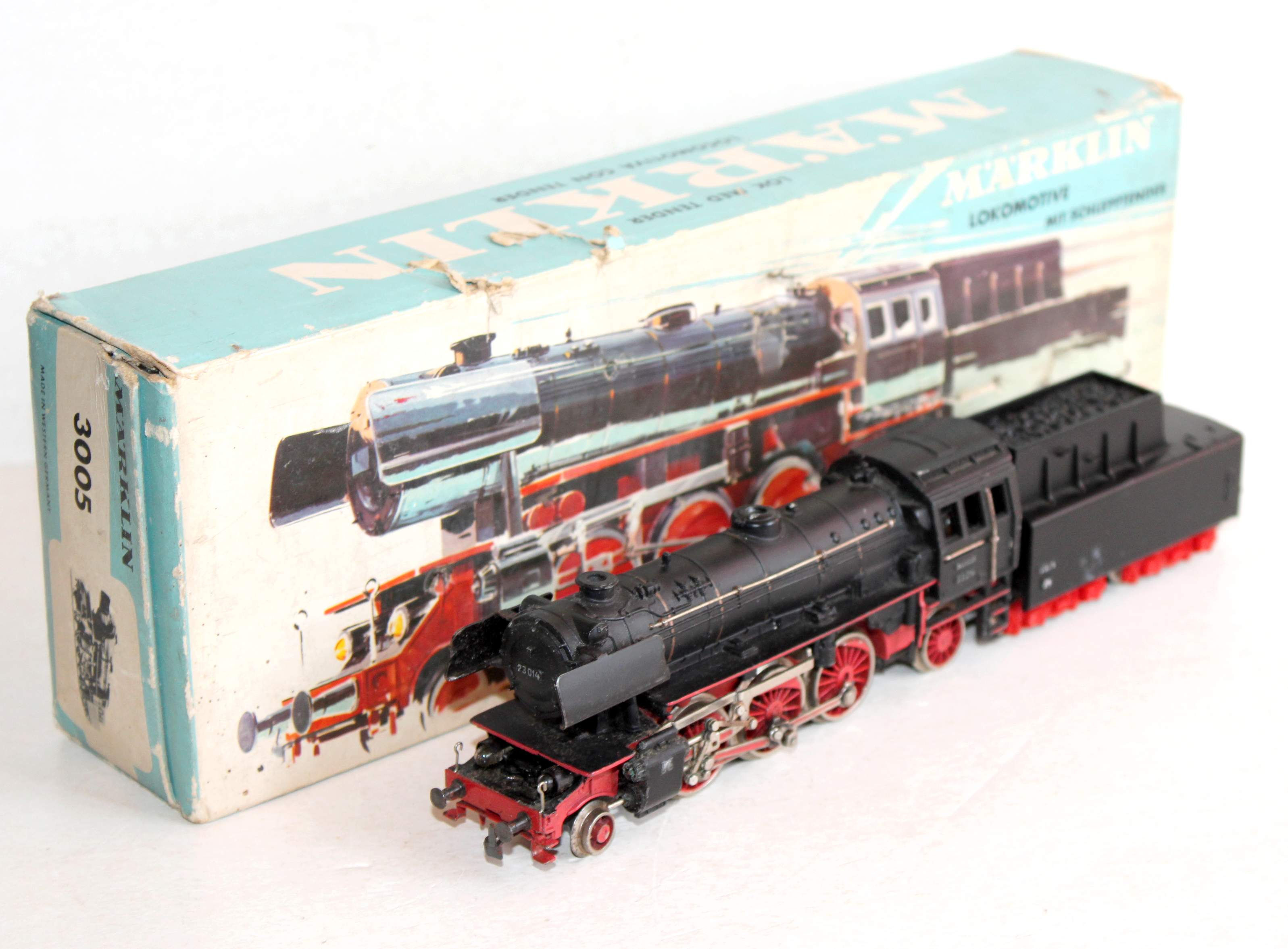 MARKLIN HO 3005 LOCOMOTIVE A VAPEUR + TENDER BR 23 014 TYPE 1C1 131 DB CA 3 RAIL