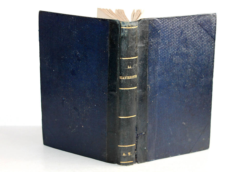 LA QUARTERONNE par LE CAPITAINE MAYNE-REID ROMAN ANGLAIS 1865 LIBRAIRIE HACHETTE