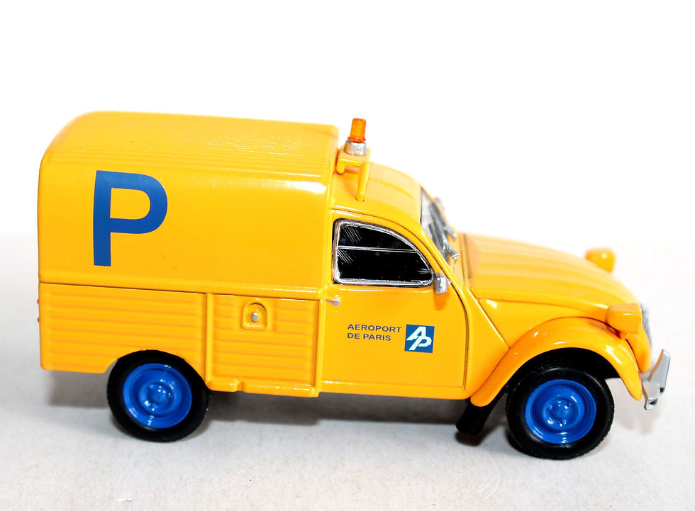 תמונה ממוזערת: ELIGOR 1/43 CITROEN 2CV FOURGONNETTE AEROPORT DE PARIS AP VOITURE AUTO MINIATURE