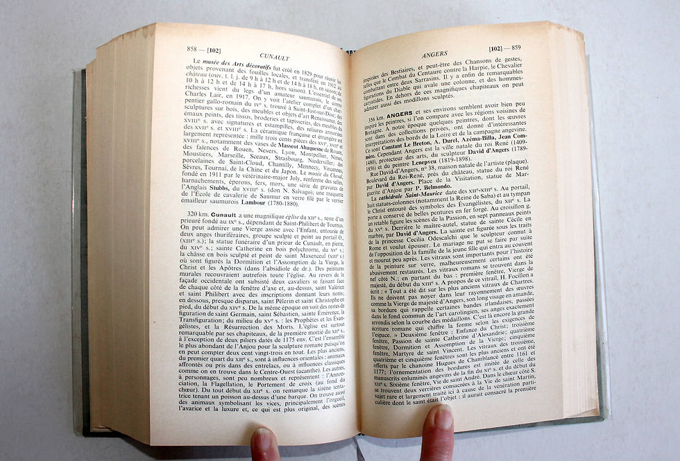 Indexkép: GUIDE ARTISTIQUE DE LA FRANCE - BIBLIOTHEQUE DES GUIDES BLEUS 1968 HACHETTE