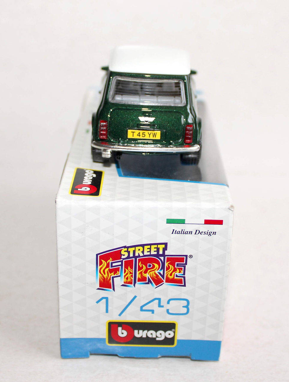 Thumbnail: BURAGO STREET FIRE 1/43 MINI COOPER BY BMW VOITURE AUTOMOBILE DE VILLE MINIATURE