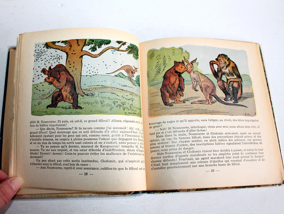 Miniatura: CONTES A LA RADIO DE LOLA ROBERT + DESSINS 1950 PETIT ECHO DE LA MODE, ENFANTINA