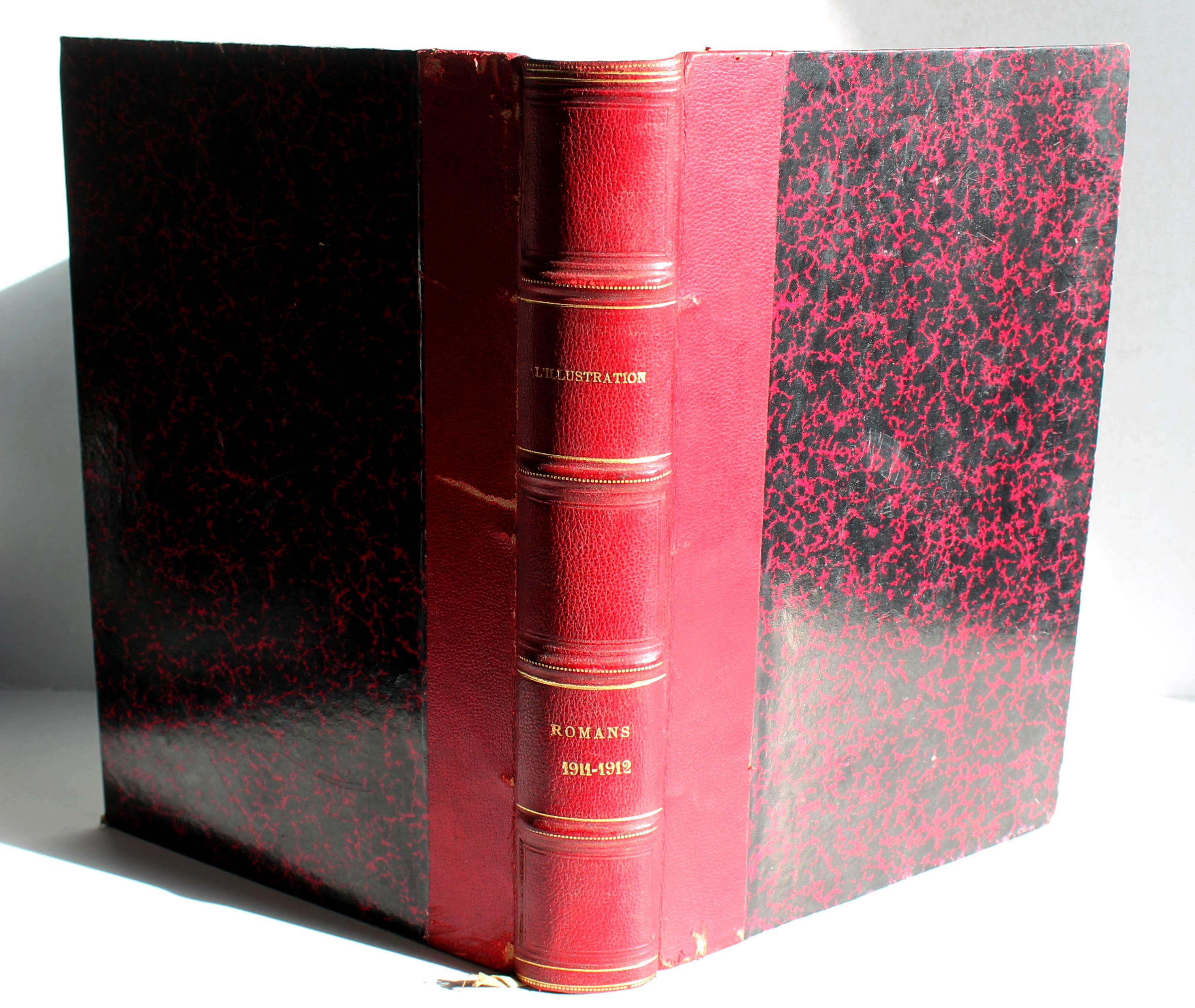 L'ILLUSTRATION 1911-1912 RECUEIL DE 12 ROMAN NOUVELLE ILLUSTRÉ, LONDON BRUNEAU..