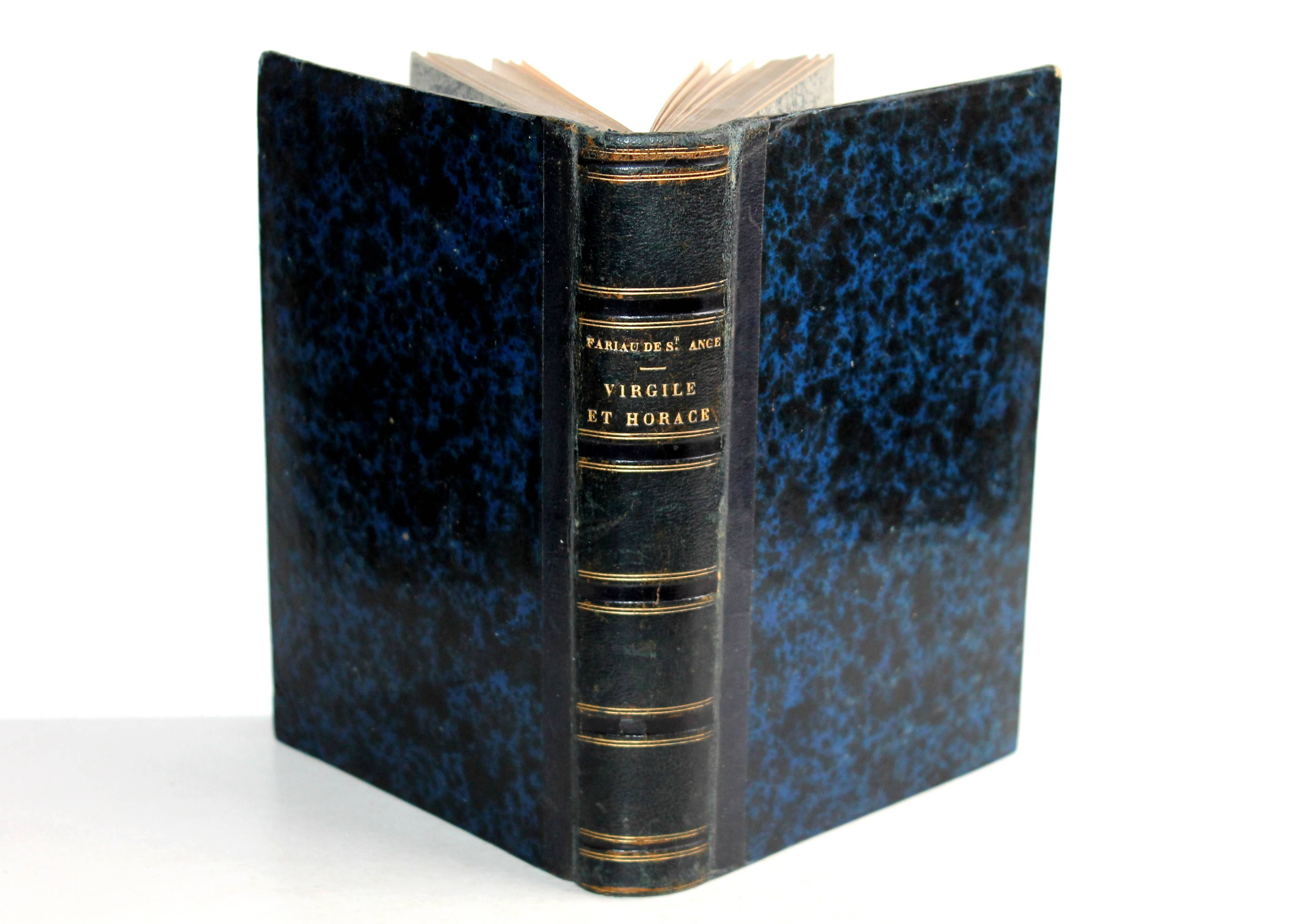 VIRGILE ET HORACE ou LE SIECLE D'AUGUSTE par FARIAU DE ST-ANGE 1859 ESSAI POESIE