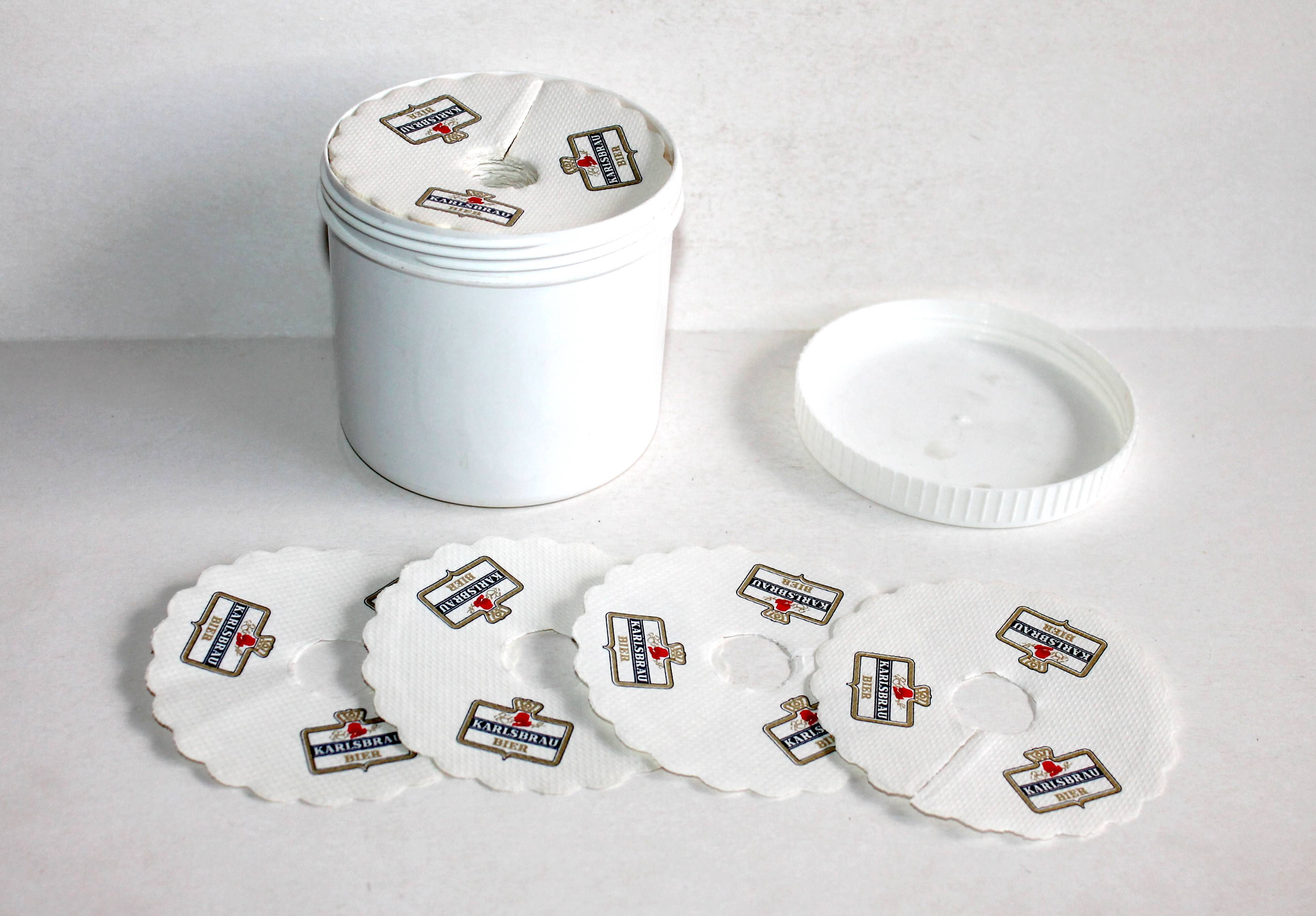 KARLSBRAU BIER - POT de 500 SOUS BOCK / DESSOUS VERRE BIERE ALCOOL, BEER COASTER
