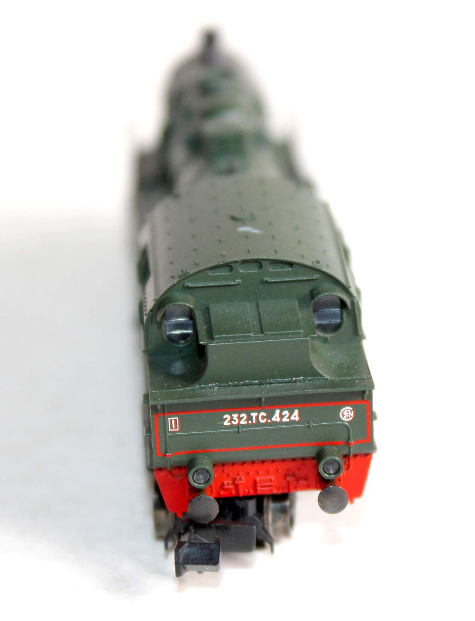 Miniaturebillede: FLEISCHMANN N, 707802 LOCOMOTIVE VAPEUR, LOCOTENDER SNCF 232 TC MOTEUR + FEUX OK