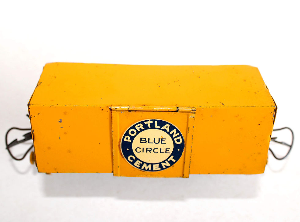 Thumbnail: HORNBY O WAGON COUVERT TOIT OUVRANT PORTLAND CEMENT BLUE CIRCLE TRANSPORT CIMENT