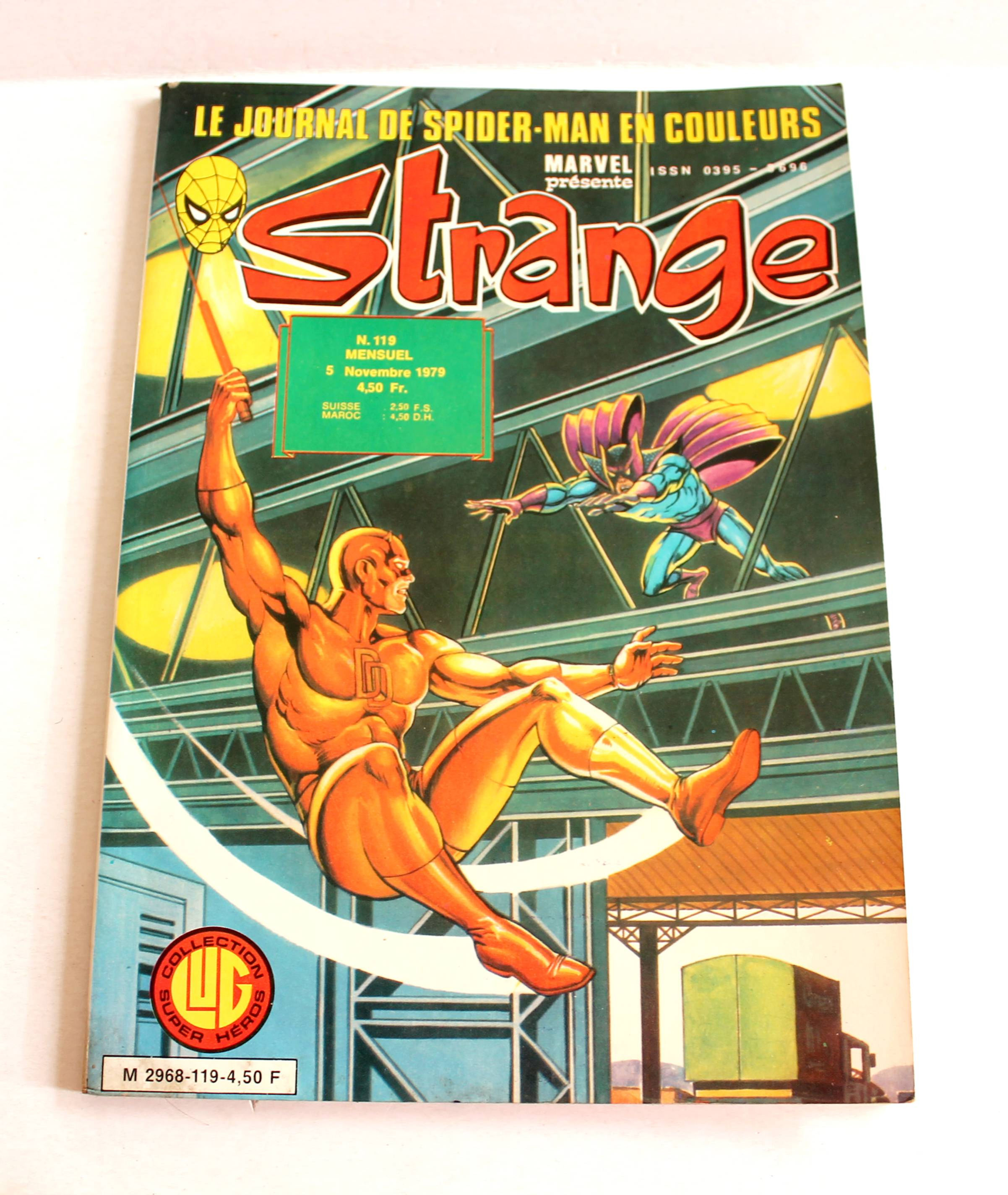 RARE MARVEL JOURNAL SPIDER MAN STRANGE N°119 NOVEMBRE 1979 EDITION ORIGINALE LUG