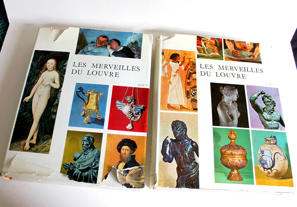 Thumbnail: COLLECTION REALISTES - LES MERVEILLES DU LOUVRE - TOME I & II - 1960 HACHETTE